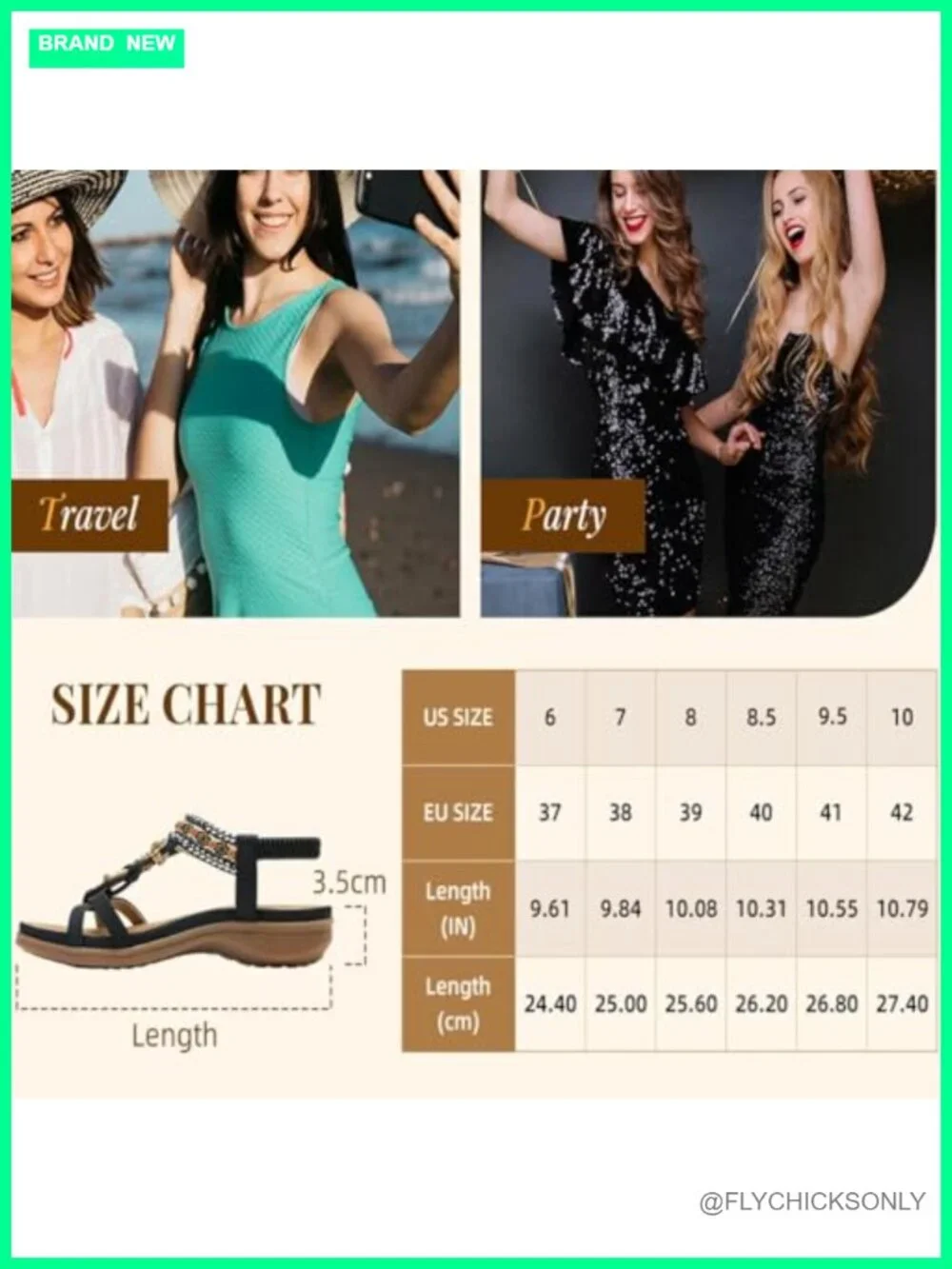 Arch Support Bohemian Sandals for Women Comfort Walking Beach Flip Flops